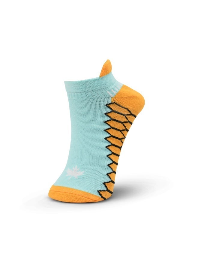White Leaf 3 Pack Quick Dry Performance Ankle Socks - Multicolor - Image 3